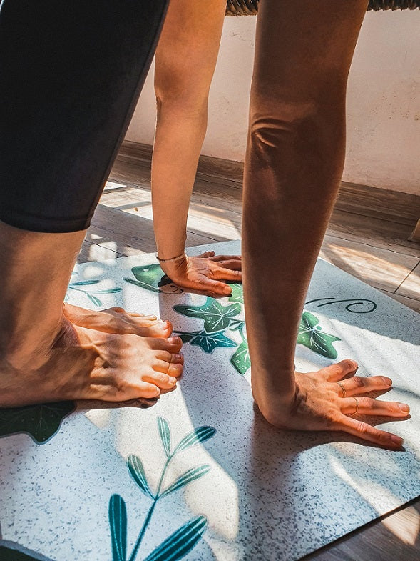 Yoga mat VEGANIKA DAY - natural rubber, non-slip, eco-friendly studio gym, pilates and yoga mat