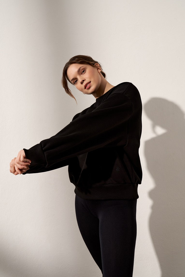 JUST PERFECT Oversize Sweatshirt black sky