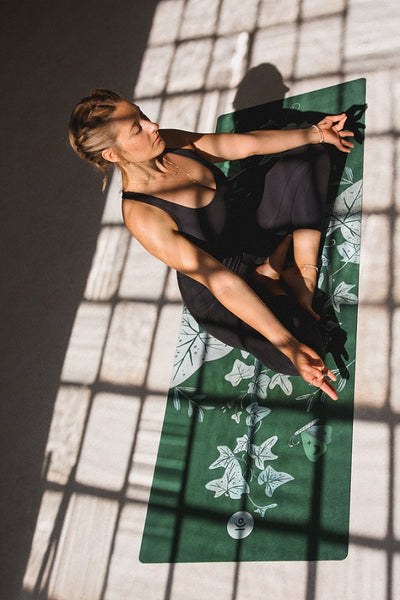 Yoga mat VEGANIKA NIGHT - natural rubber, non-slip, eco-friendly studio gym, pilates and yoga mat