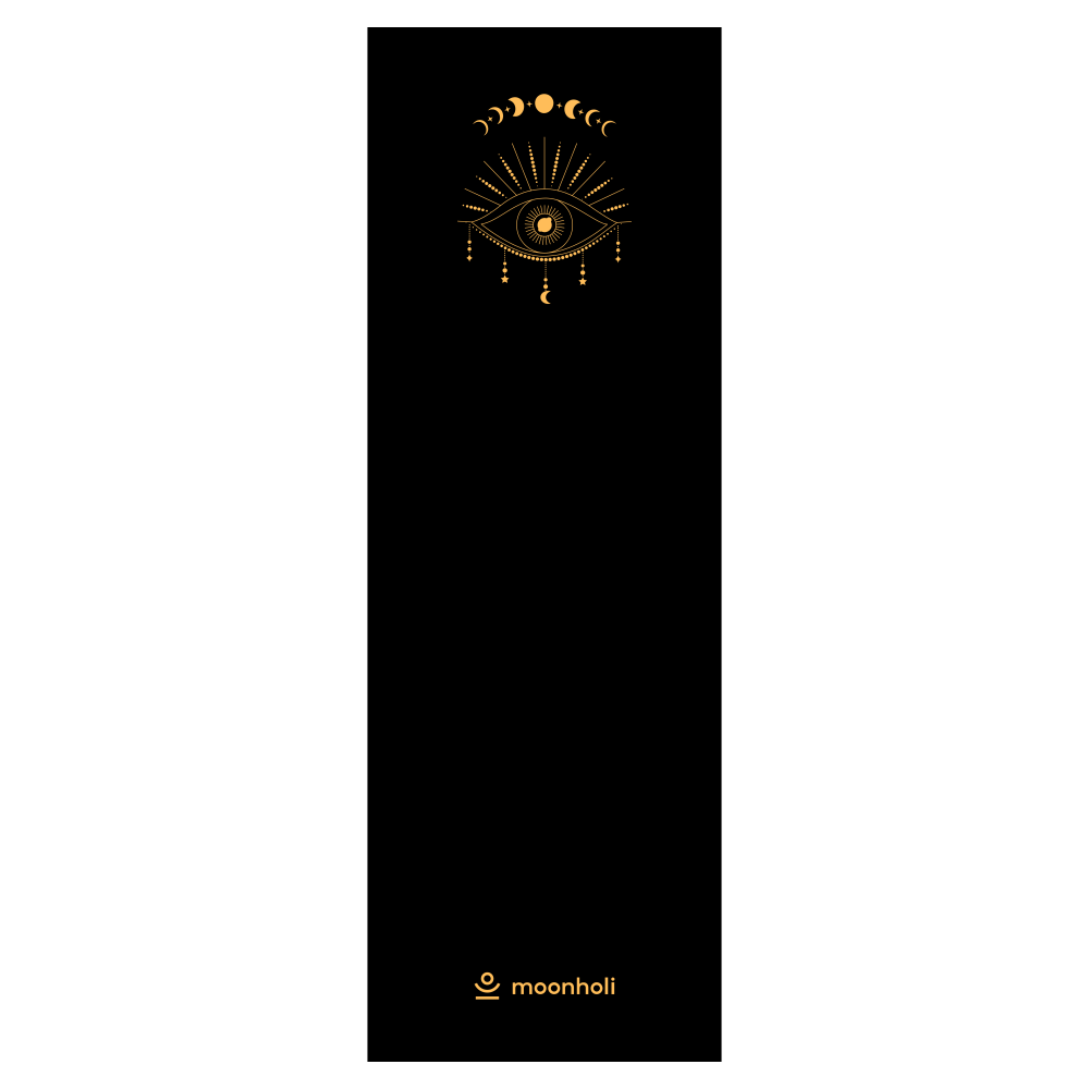 pu non slip poliuretan yoga mat black