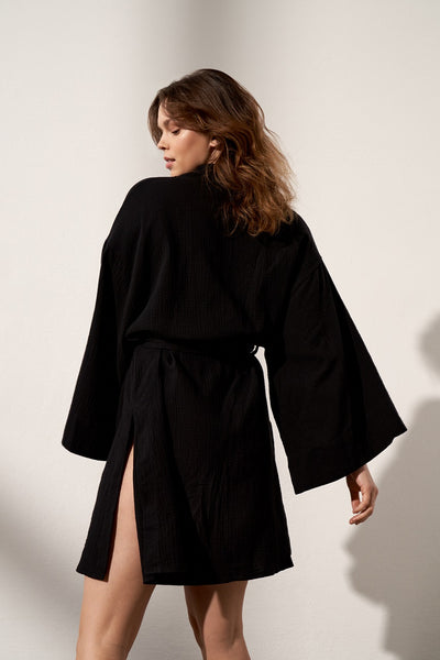 black-kimono