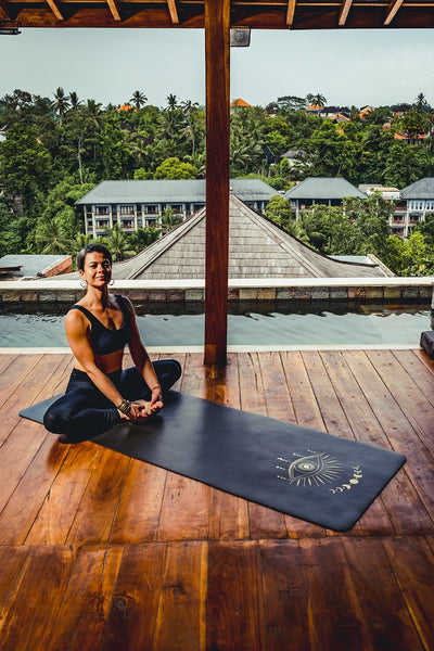 gym mat pu black