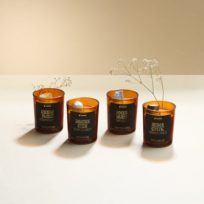 scented candles for yoga and meditation