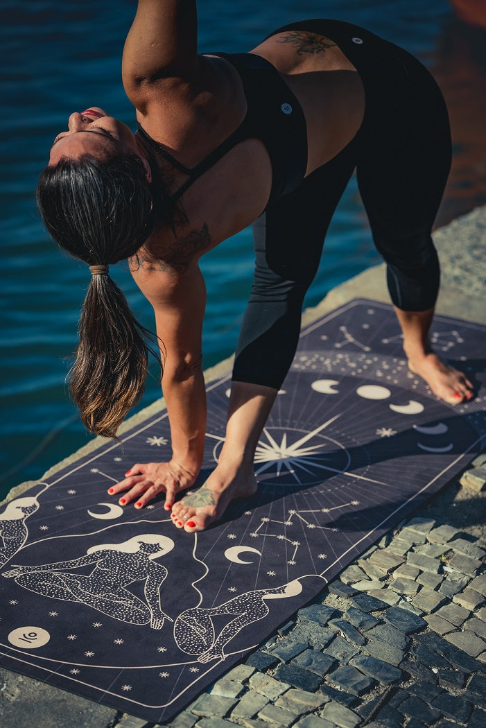 Travel yoga & gym mat UNIVERSE light and foldable