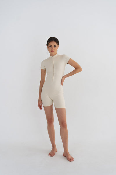 women jumpsuit white