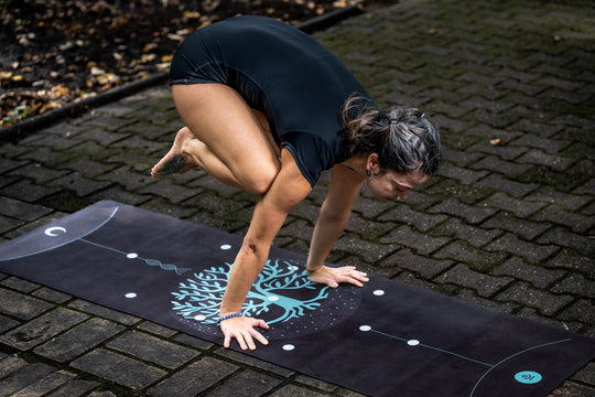 Yoga mat KABBALAH | Non-slip yoga and fitness mat with Tree of