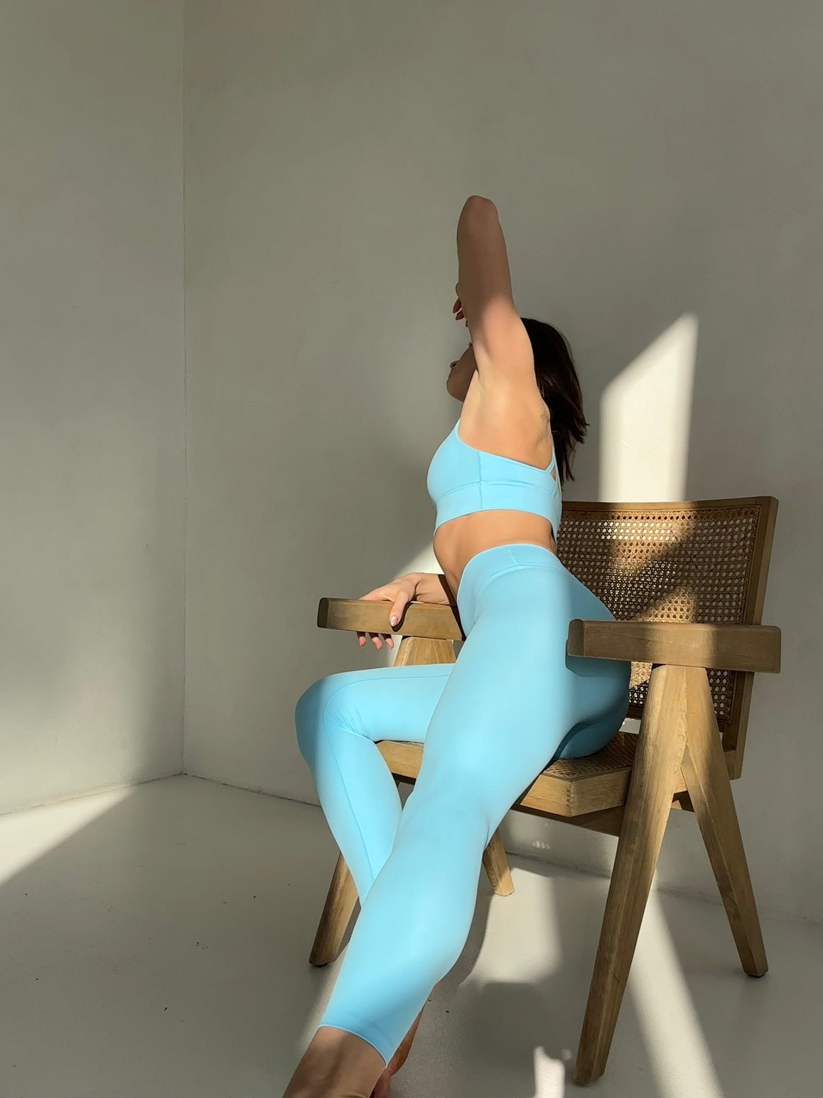 yoga leggings blue