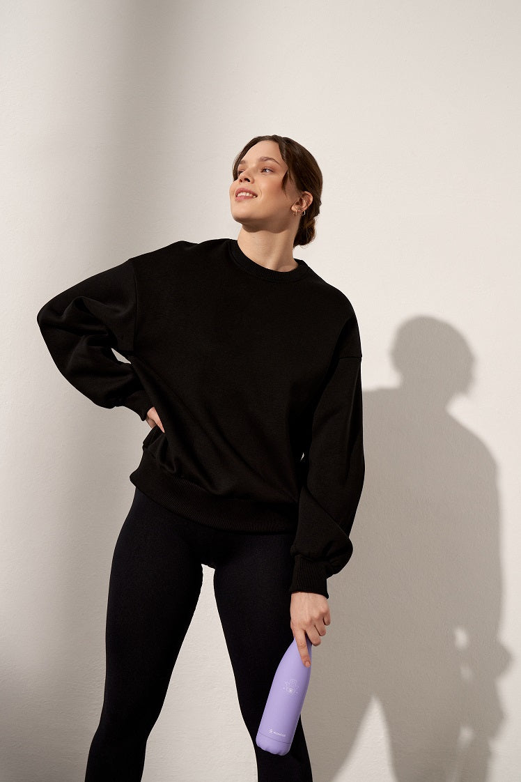 JUST PERFECT Oversize Sweatshirt black sky