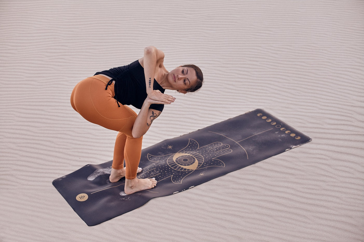 Yoga mat PRO STICKY ILLUMINATION - natural rubber, non-slip, eco-friendly professional gym, pilates and yoga mat