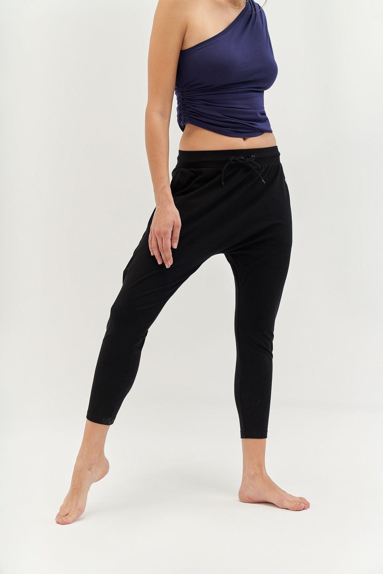 Générique Black Tank Top – Summer Fashion One Shoulder Ladies Yoga