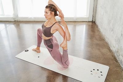Yoga mat VENUS - natural rubber, non-slip, eco-friendly studio gym, pilates and yoga mat